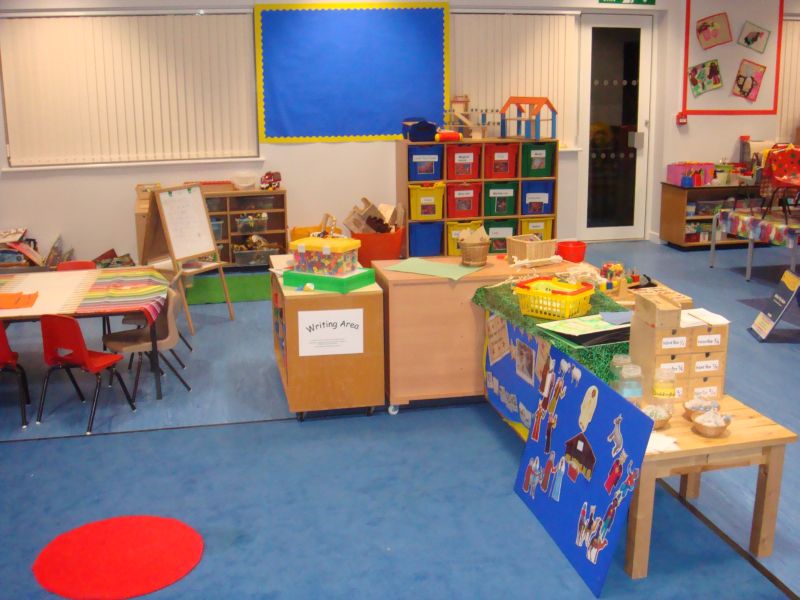 Views of the Nursery area of Bridgemere CE Primary School
