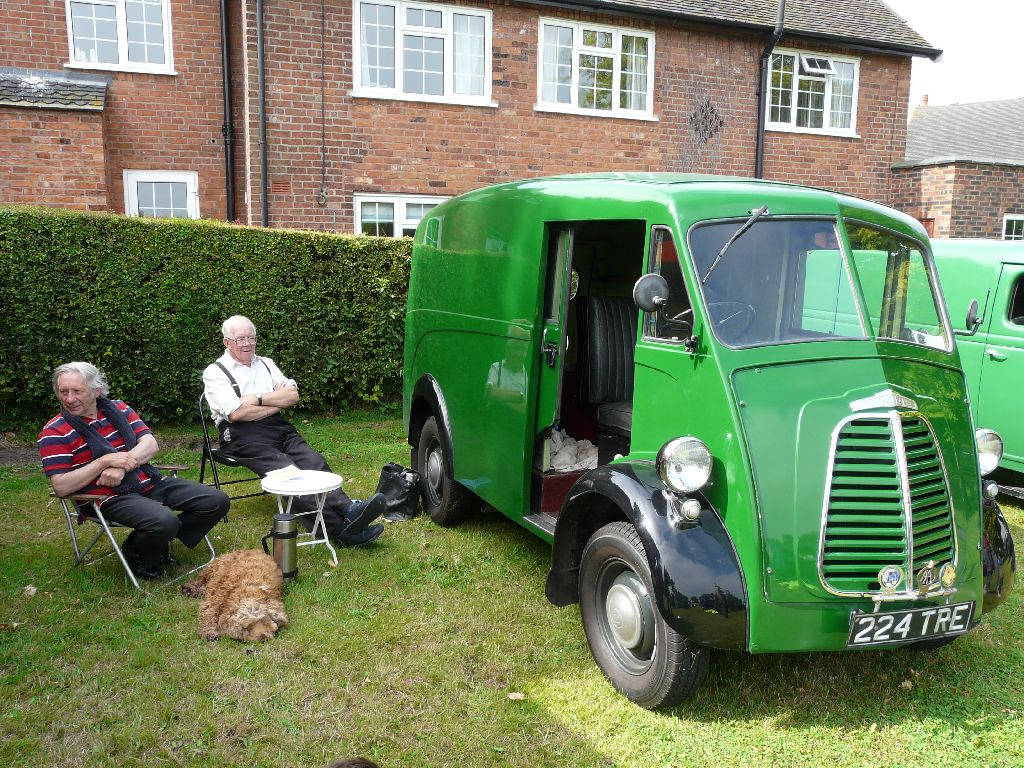 Photographs taken on Hankelow Green as vehicles arrive for the Festival of Transport 2008