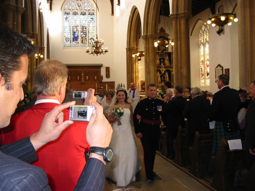 The blessing of the marriage of Georgina Wright and Captain Mark Normile on 15th December 2007 - photo 2